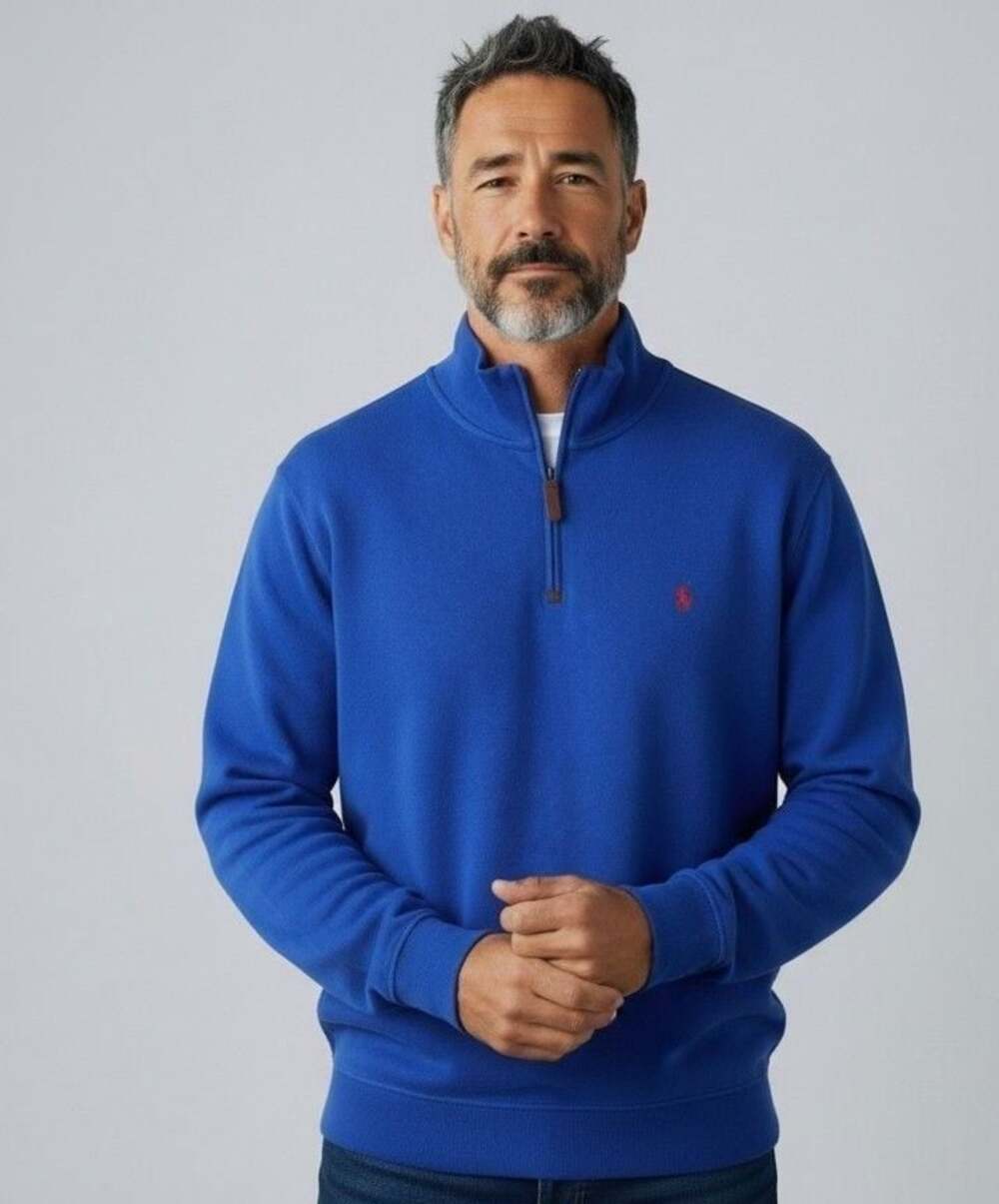 New Polo Ralph Lauren Men's Cruise Roy Quarter-Zip Pullover Sweater
